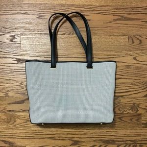 Lo & Sons Seville Perforated Leather Laptop Tote